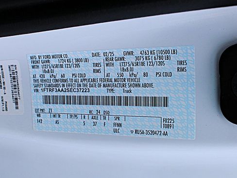 Used 2025 Ford F350 XL w/ XL Driver Assist Package RWD image 25