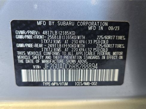 Used 2024 Subaru Crosstrek 2.0i Premium AWD/4WD image 29