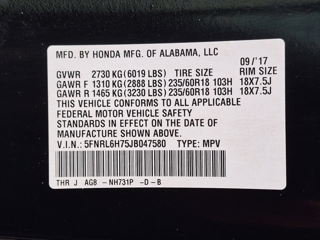 Used 2018 Honda Odyssey EX-L image 25