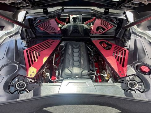 Used 2022 Chevrolet Corvette Stingray Coupe w/ Chrome Exterior Badge Package RWD image 25