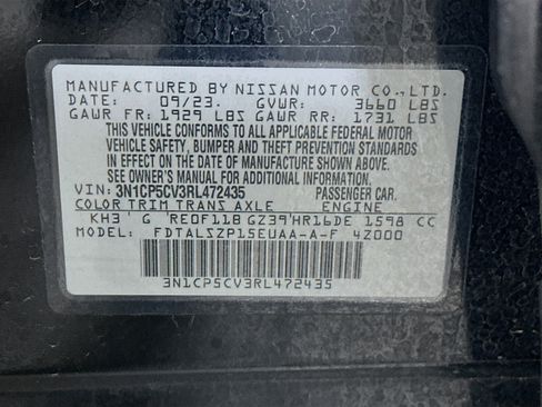 Used 2024 Nissan Kicks SV image 12