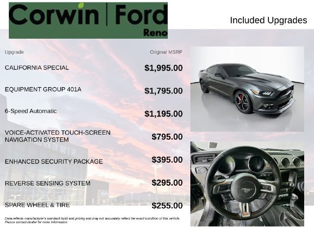 Used 2017 Ford Mustang GT Premium w/ Equipment Group 401A RWD image 3
