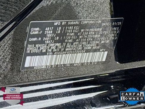 Certified 2025 Subaru Crosstrek 2.5i Sport image 32