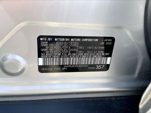 Used 2025 Mitsubishi Outlander Sport ES AWD/4WD image 28
