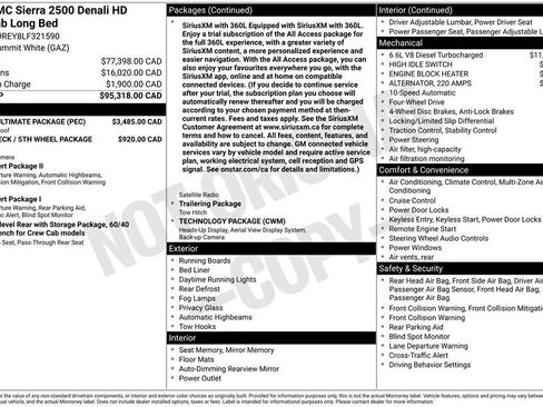 Used 2020 GMC Sierra 2500 Denali w/ Denali Ultimate Package AWD/4WD image 2