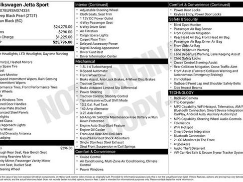 Used 2025 Volkswagen Jetta Sport FWD image 4