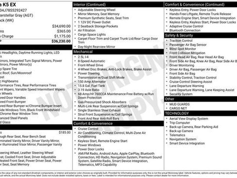 New 2025 Kia K5 EX image 28