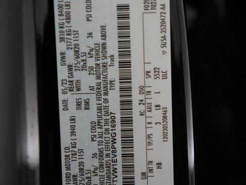 Used 2023 Ford F150 Lightning Lariat w/ Equipment Group 511A High image 20