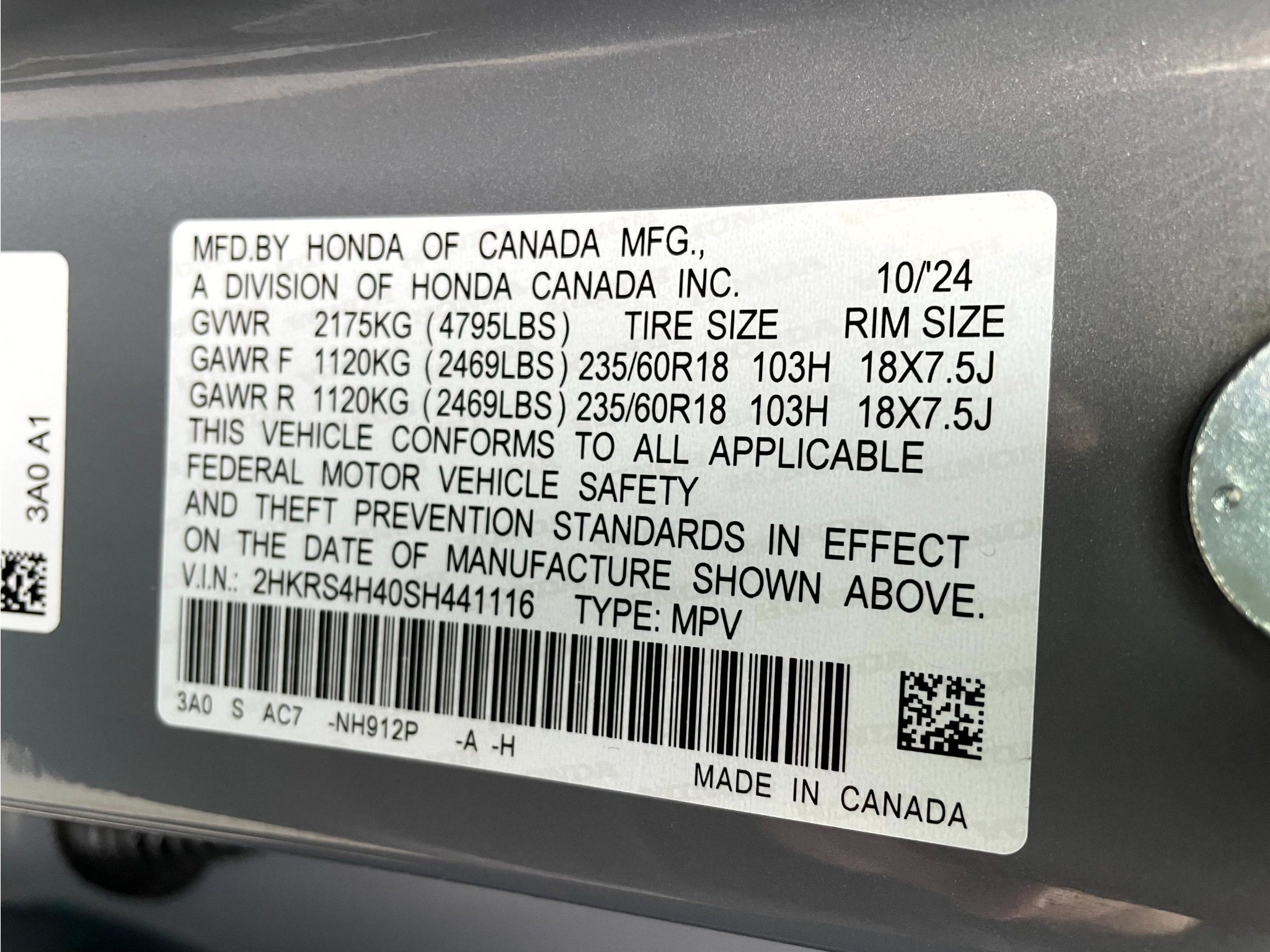 Certified 2025 Honda CR-V EX image 22