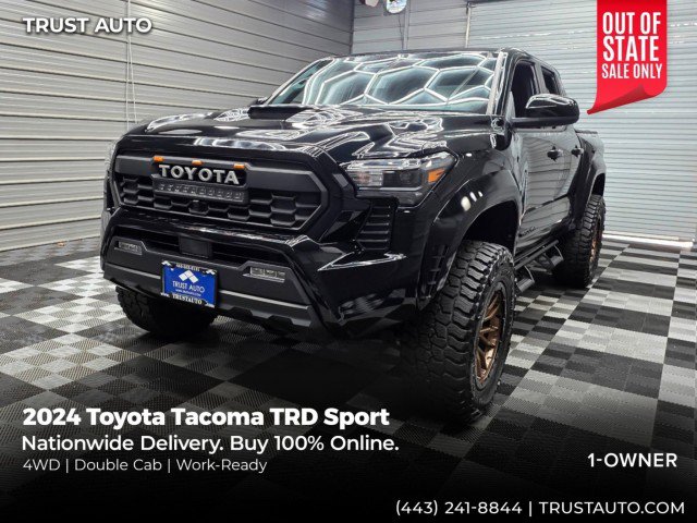 Used 2024 Toyota Tacoma TRD Sport AWD/4WD image 1