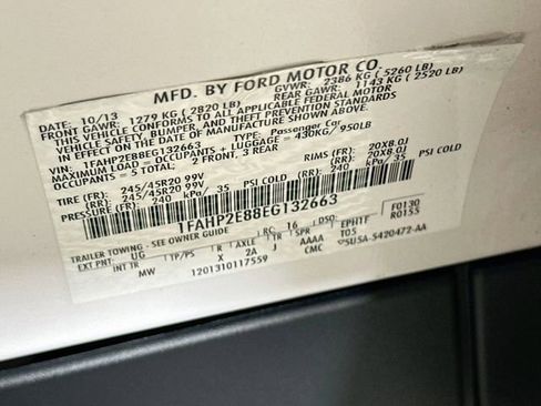 Used 2014 Ford Taurus SEL w/ Equipment Group 201A FWD image 37