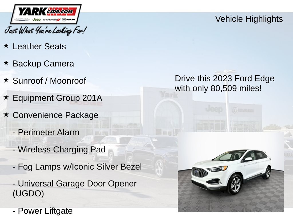 Used 2023 Ford Edge SEL w/ Convenience Package AWD/4WD image 8
