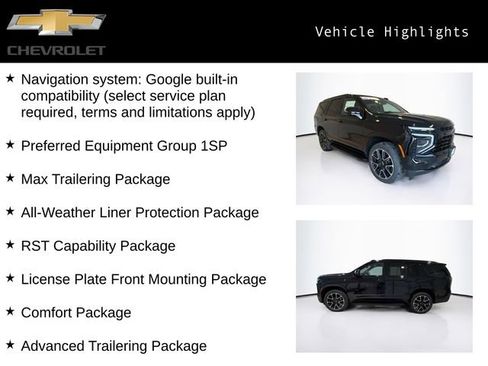 New 2026 Chevrolet Tahoe RST w/ RST Capability Package image 4