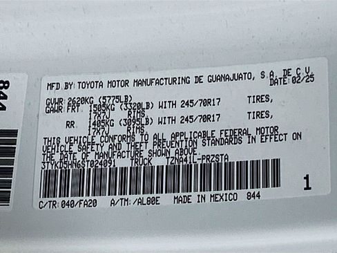 Used 2025 Toyota Tacoma SR RWD image 27