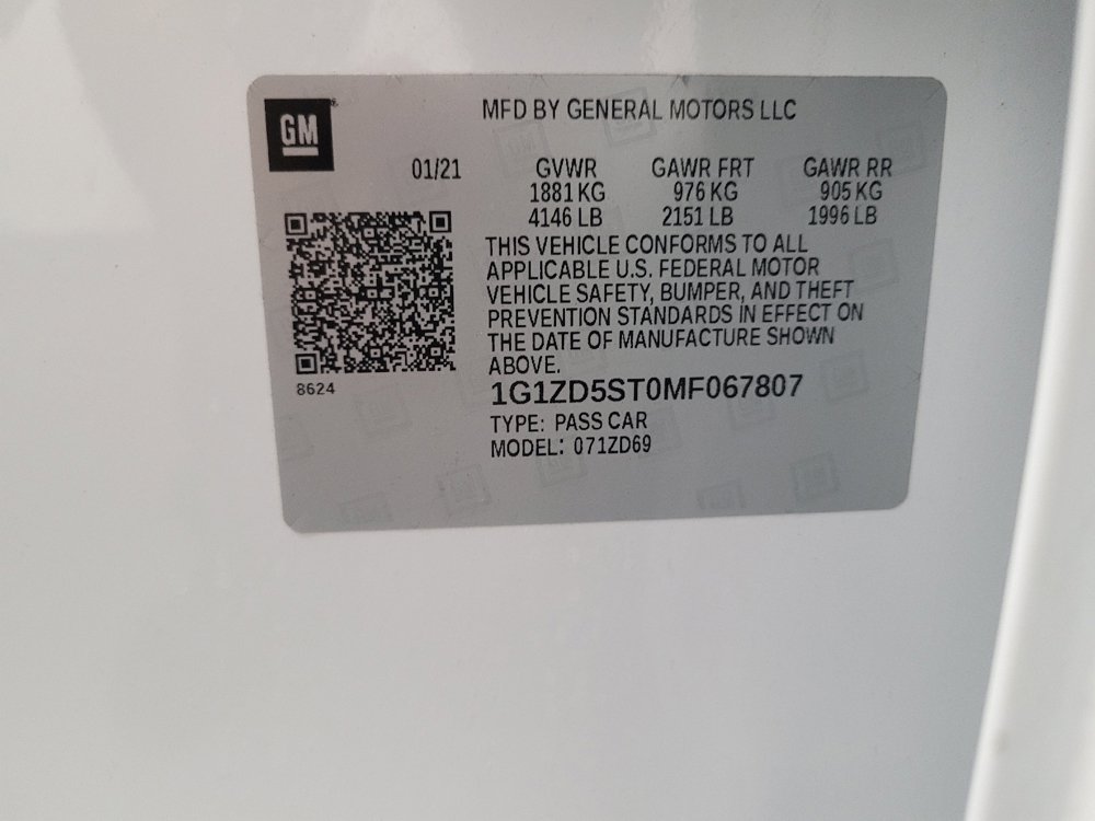 Used 2021 Chevrolet Malibu LT FWD image 33