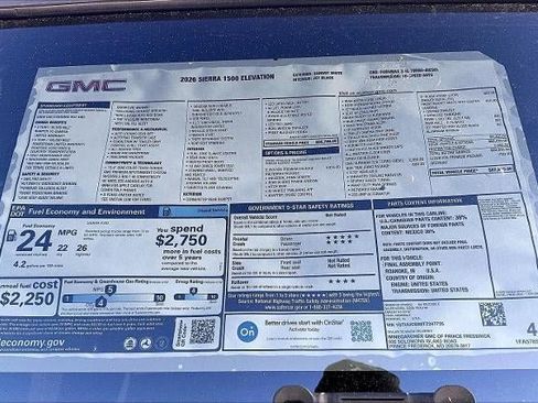New 2026 GMC Sierra 1500 Elevation w/ Elevation Premium Package AWD/4WD image 14