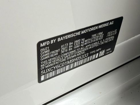 Used 2021 BMW X6 xDrive40i w/ M Sport Package AWD/4WD image 34
