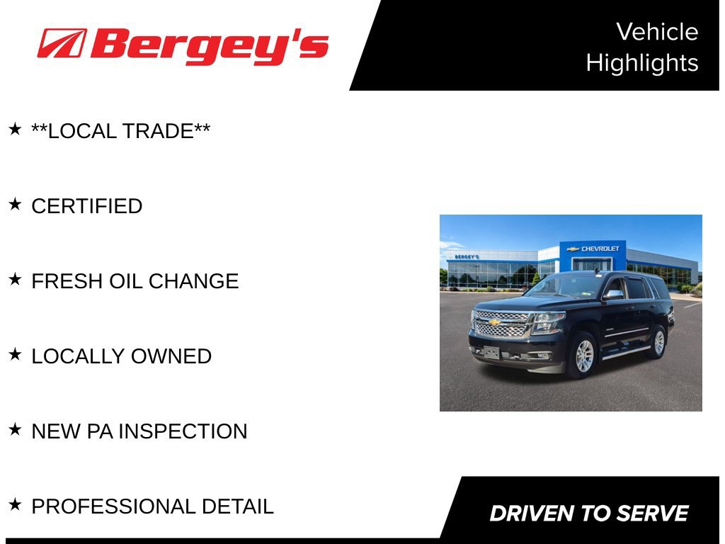 Certified 2017 Chevrolet Tahoe LT w/ Luxury Package AWD/4WD image 4