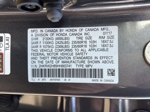 Certified 2017 Honda CR-V EX-L image 22