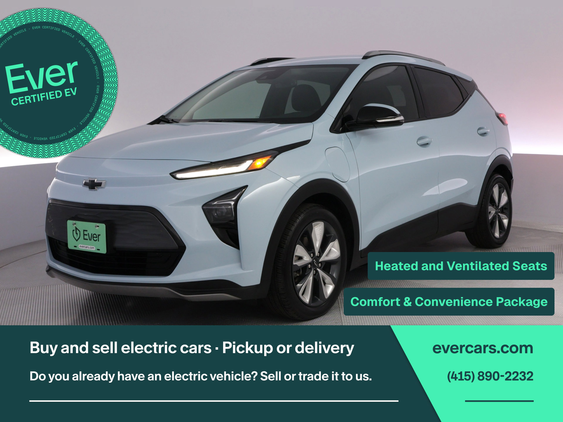Used 2023 Chevrolet Bolt EUV LT w/ Convenience Package FWD image 1