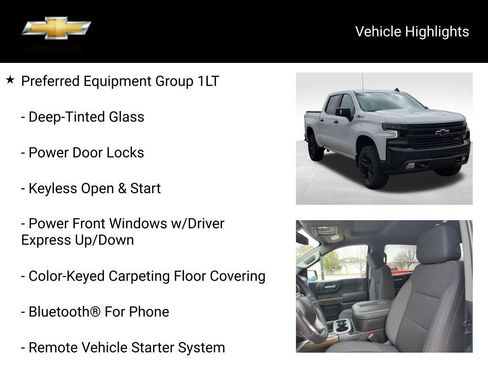 Certified 2022 Chevrolet Silverado 1500 LT Trail Boss w/ Safety Package AWD/4WD image 21