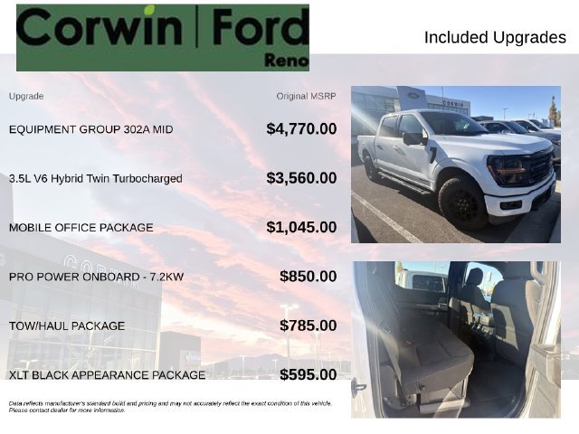 Used 2024 Ford F150 XLT w/ Equipment Group 302A MID AWD/4WD image 3