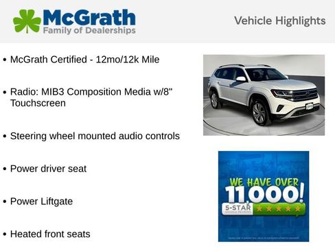 Used 2022 Volkswagen Atlas SE image 5