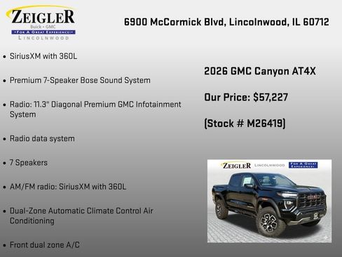 New 2026 GMC Canyon AT4X AWD/4WD image 6