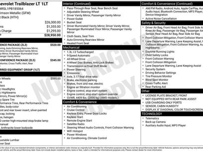 Used 2023 Chevrolet TrailBlazer LT w/ Convenience Package