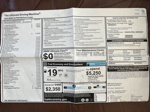 Used 2022 BMW ALPINA B8 xDrive Gran Coupe image 27