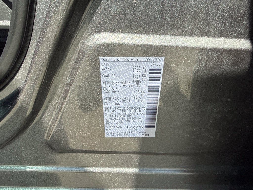 Used 2020 Nissan Pathfinder S AWD/4WD image 22