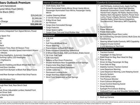 Used 2021 Subaru Outback Premium image 4