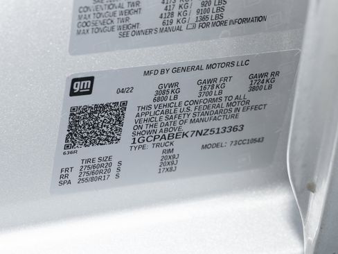 Used 2022 Chevrolet Silverado 1500 Custom image 16