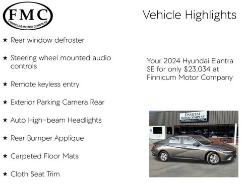 Used 2024 Hyundai Elantra SE image 10