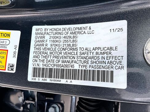 New 2025 Honda Accord EX-L image 19