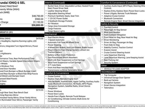 New 2024 Hyundai Ioniq 6 SEL image 6