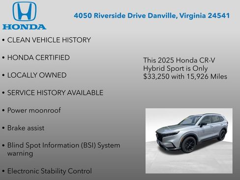 Used 2025 Honda CR-V Sport image 7