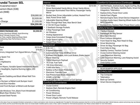 Used 2023 Hyundai Tucson SEL w/ Convenience Package image 3