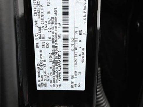 Used 2023 Ford F150 Raptor w/ Equipment Group 802A Raptor R image 15