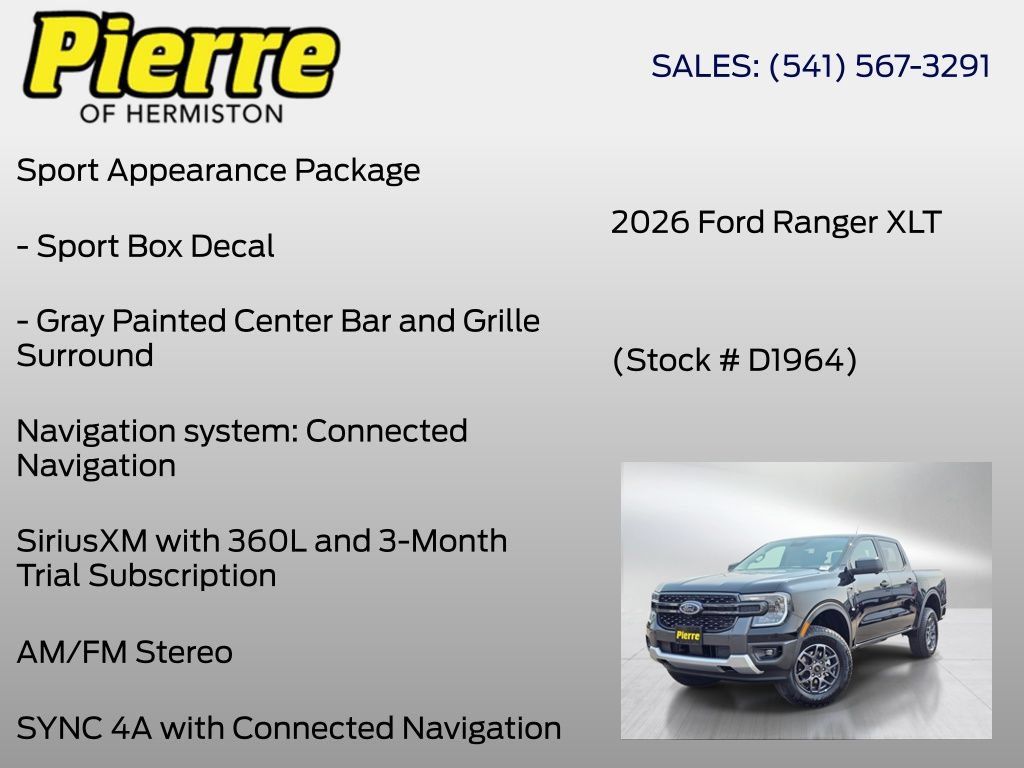 New 2026 Ford Ranger XLT AWD/4WD image 24