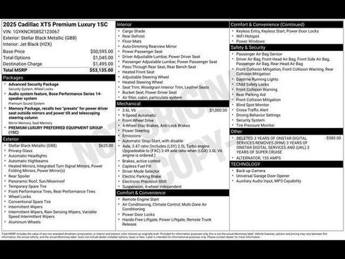 Certified 2025 Cadillac XT5 Premium Luxury FWD image 41
