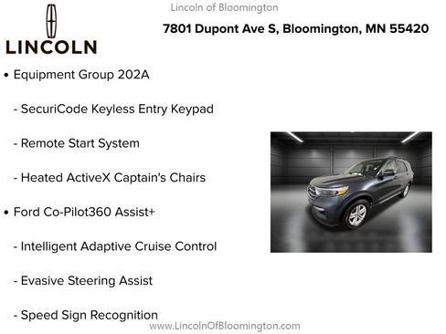 Used 2023 Ford Explorer XLT w/ Equipment Group 202A image 9