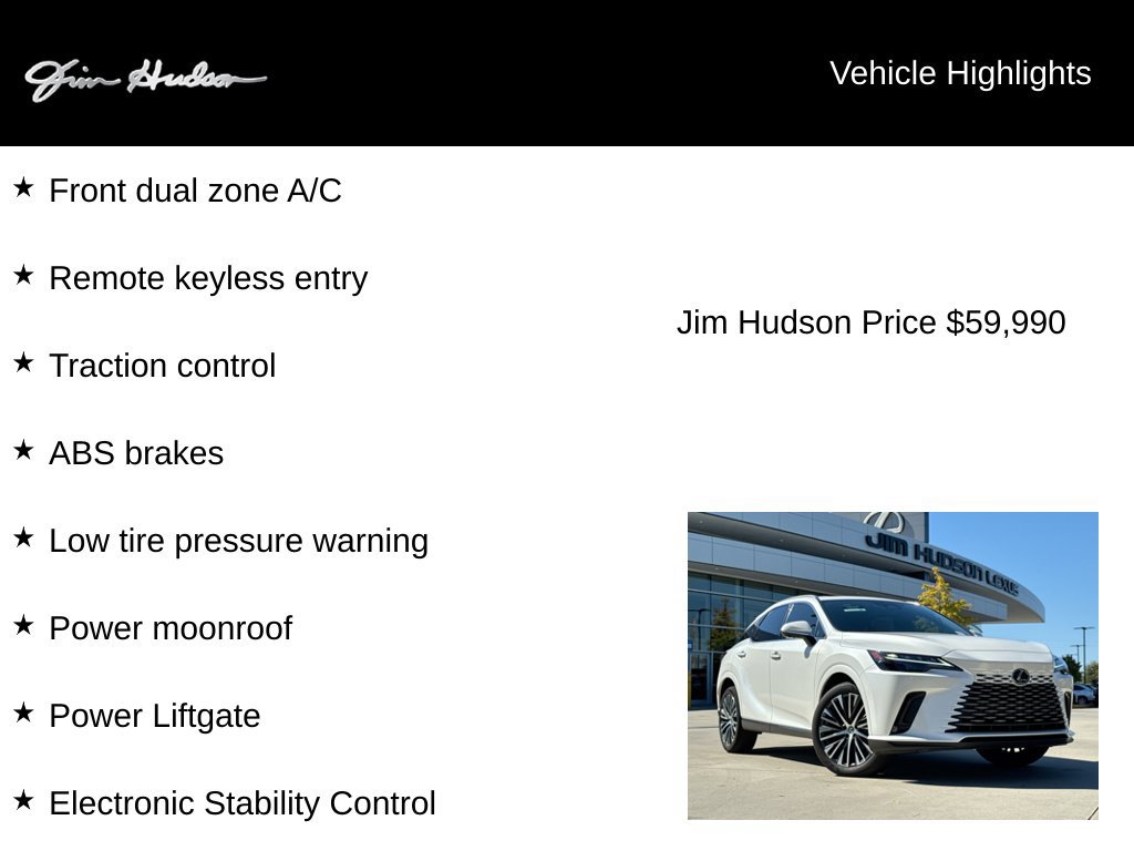 Used 2025 Lexus RX 350 FWD image 5
