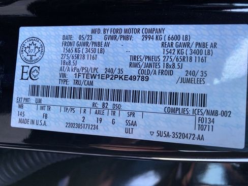 Certified 2023 Ford F150 XLT w/ Equipment Group 302A High image 56