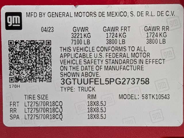 Used 2023 GMC Sierra 1500 AT4X AWD/4WD image 29