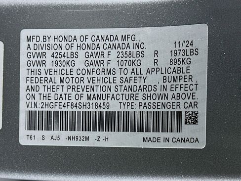 Used 2025 Honda Civic Sport Touring image 12