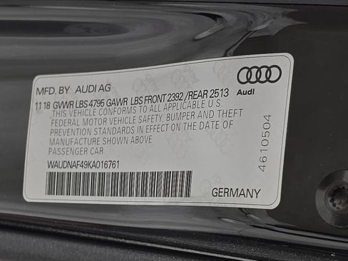 Used 2019 Audi A4 2.0T Premium w/ Convenience Package AWD/4WD image 33
