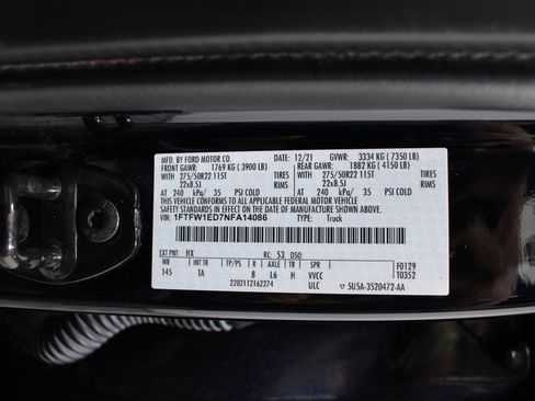 Used 2022 Ford F150 Limited AWD/4WD image 41