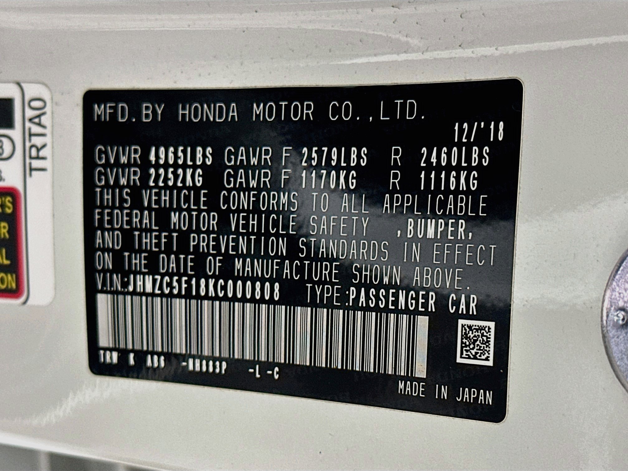 Used 2019 Honda Clarity Plug-In Hybrid image 12