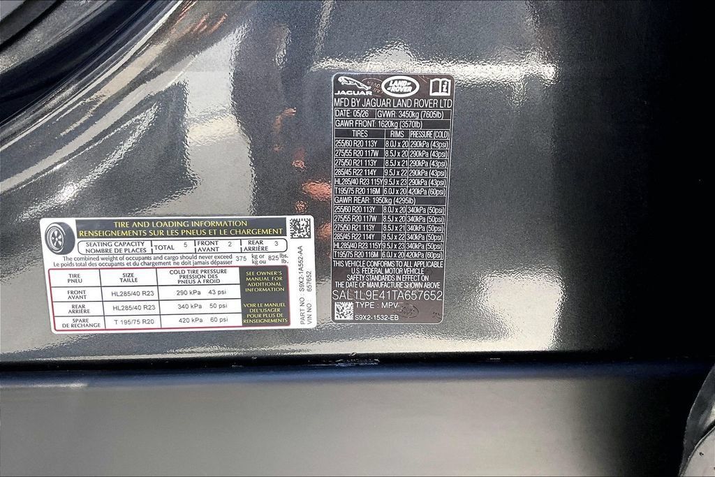 New 2026 Land Rover Range Rover Sport Dynamic SE AWD/4WD image 8